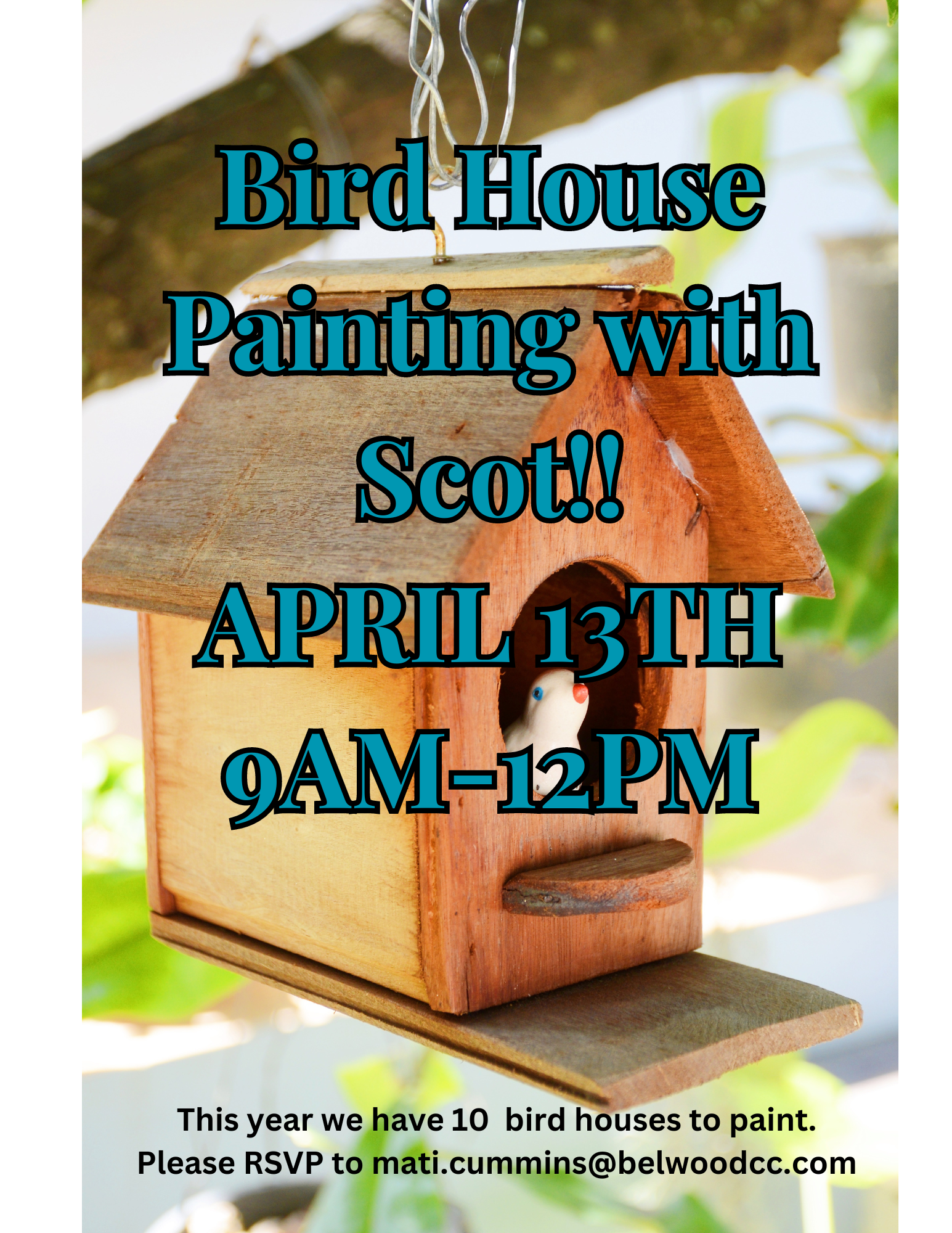 Bird House Painting